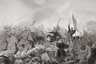 القبض على فورت دونيلسون ، دوفر ، تينيسي 1862 بواسطة ألونزو تشابل